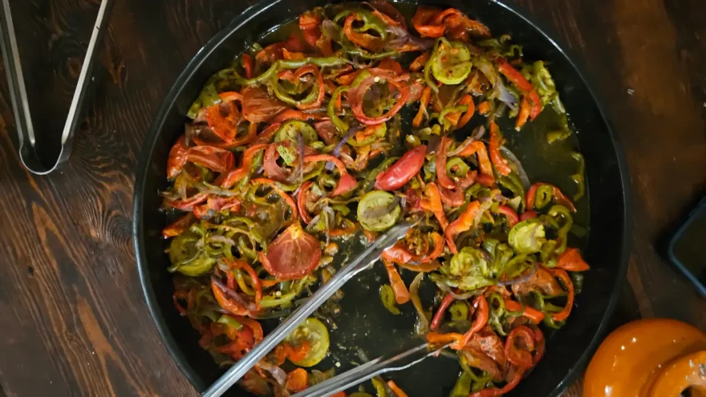 Vegetarian Moroccan dish served at surf camp