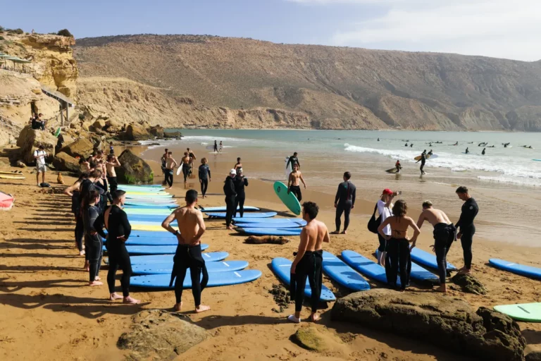 Taghazout surf camp scenery, Morocco